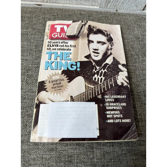 TV Guide Elvis Presley July 4-10 2004 December 5-11 2004 & Hologram Edition - Picture 2 of 11